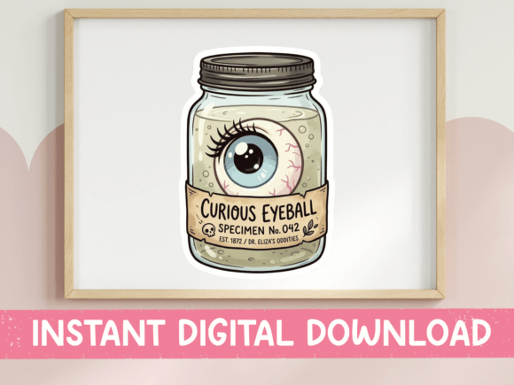 Curious Eyeball Graphics for T-Shirt Designs